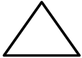 Bleaching Symbol is Triangle