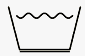 Plain tub with single line